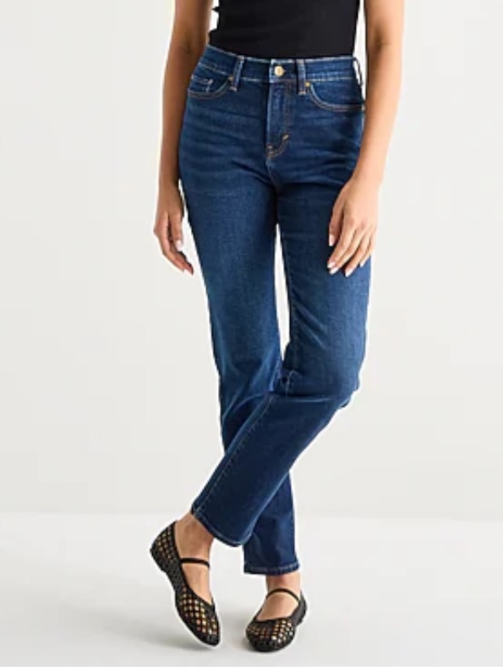 A.N.A. High-Rise Curvy Straight Jeans Blue Women’s Size 16W